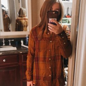 Yellow and Red Flannel